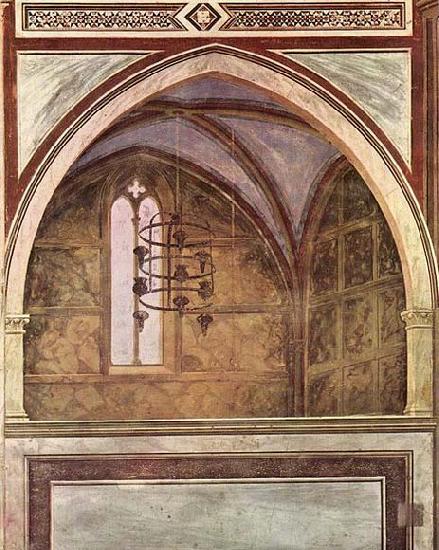 GIOTTO di Bondone View of a chapel oil painting image
